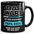 Kaffee-Tasse für werdende Väter mit Spruch Das Wars mit der Nachtruhe lustige Geschenke zum ersten Vatertag MoonWorks®preview