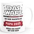 Kaffee-Tasse für werdende Väter mit Spruch Das Wars mit der Nachtruhe lustige Geschenke zum ersten Vatertag MoonWorks®preview