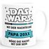 Kaffee-Tasse für werdende Väter mit Spruch Das Wars mit der Nachtruhe lustige Geschenke zum ersten Vatertag MoonWorks®preview
