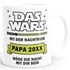 Kaffee-Tasse für werdende Väter mit Spruch Das Wars mit der Nachtruhe lustige Geschenke zum ersten Vatertag MoonWorks®preview