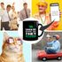 Kaffee-Tasse Gamers never die they respawn Spruch Pixel Zocker 90er 80er Retro MoonWorks®preview