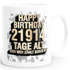 Kaffee-Tasse Geburtstag Happy Birthday {style_variation_string} Tage alt aber wer zählt schon mit Geschenk lustig MoonWorks®preview