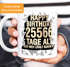 Kaffee-Tasse Geburtstag Happy Birthday {style_variation_string} Tage alt aber wer zählt schon mit Geschenk lustig MoonWorks®preview