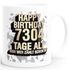 Kaffee-Tasse Geburtstag Happy Birthday {style_variation} Tage alt aber wer zählt schon mit Geschenk lustig MoonWorks®preview