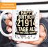 Kaffee-Tasse Geburtstag Happy Birthday {style_variation} Tage alt aber wer zählt schon mit Geschenk lustig MoonWorks®preview