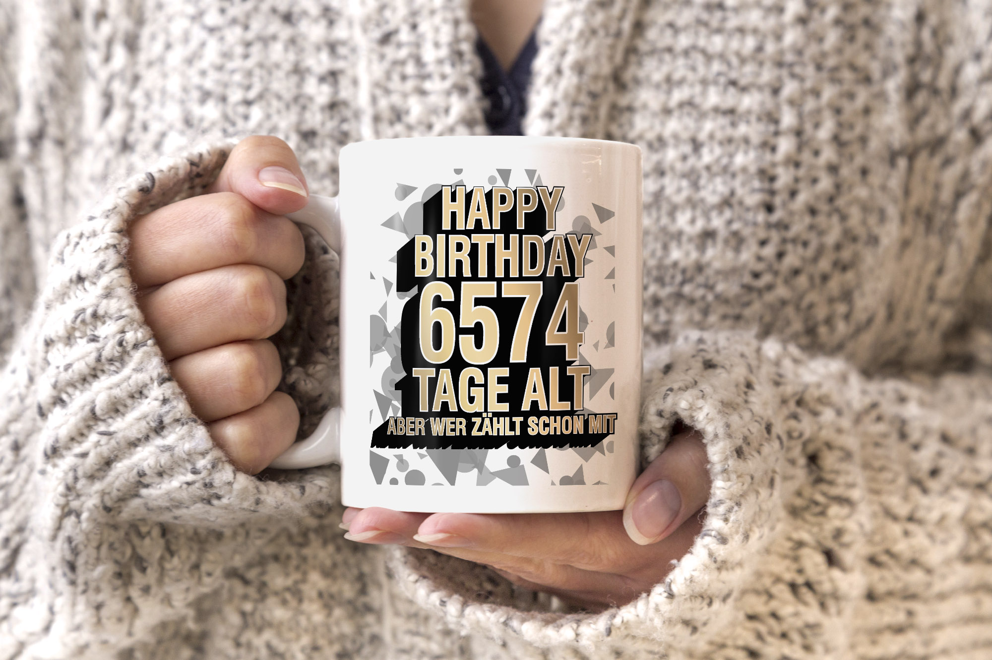 KaffeeTasse Geburtstag Happy Birthday {style_variation} Tage alt aber