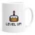 Kaffee-Tasse Geburtstag Level Up Pixel-Torte Retro Gamer Pixelgrafik Geschenk Arcade MoonWorks®preview