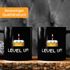 Kaffee-Tasse Geburtstag Level Up Pixel-Torte Retro Gamer Pixelgrafik Geschenk Arcade MoonWorks®preview