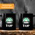 Kaffee-Tasse Geburtstag Retro Pixel-Pilz 1-Up-Pilz Level-Up Gaming Konsole 90er MoonWorks®preview