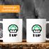 Kaffee-Tasse Geburtstag Retro Pixel-Pilz 1-Up-Pilz Level-Up Gaming Konsole 90er MoonWorks®preview