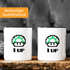 Kaffee-Tasse Geburtstag Retro Pixel-Pilz 1-Up-Pilz Level-Up Gaming Konsole 90er MoonWorks®preview