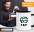Kaffee-Tasse Geburtstag Retro Pixel-Pilz 1-Up-Pilz Level-Up Gaming Konsole 90er MoonWorks®preview