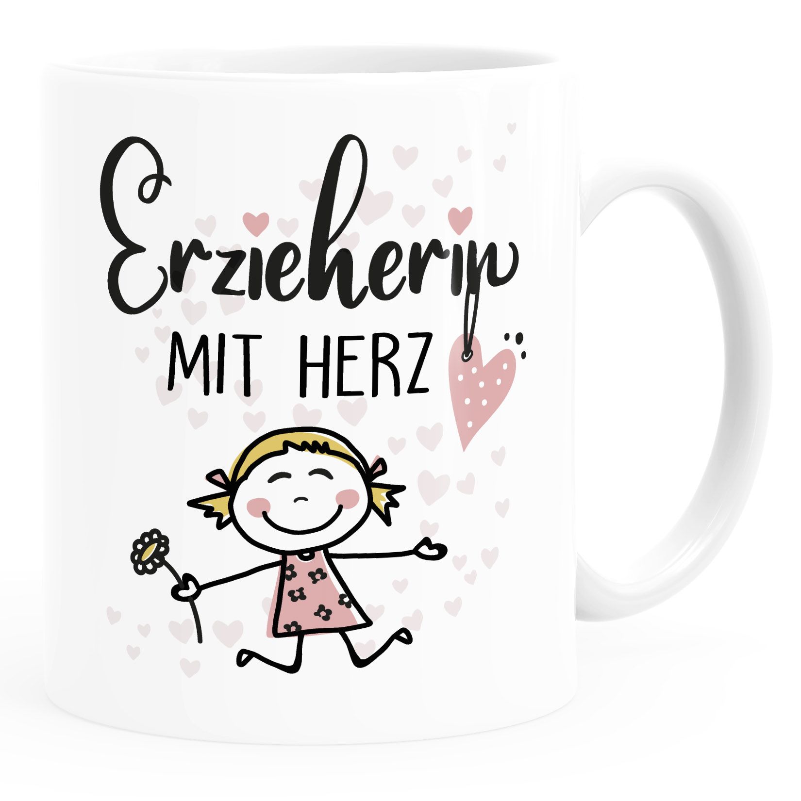 Kaffee-Tasse Geschenk Abschied Danke Erzieherin Erzieher Abschied Kita Kindergarten Kinder Moonworks®