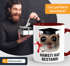 Kaffee-Tasse - Geschenk Abschluss Studium Bachelor - Sad Hamster - Spruch Hamsti hat bestandi Keramik Moonworks®preview