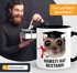 Kaffee-Tasse - Geschenk Abschluss Studium Bachelor - Sad Hamster - Spruch Hamsti hat bestandi Keramik Moonworks®preview