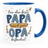 Kaffee-Tasse Geschenk für Papa zum Vatertag Spruch Nur der beste Papa wird zum Opa befördert SpecialMe®preview