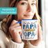 Kaffee-Tasse Geschenk für Papa zum Vatertag Spruch Nur der beste Papa wird zum Opa befördert SpecialMe®preview