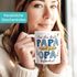 Kaffee-Tasse Geschenk für Papa zum Vatertag Spruch Nur der beste Papa wird zum Opa befördert SpecialMe®preview