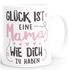 Kaffee-Tasse Geschenk Glück ist einen Papa/eine Mama wie dich zu haben Vatertag Muttertag SpecialMe®preview