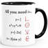 Kaffee-Tasse Geschenk Liebe Love Kurvendiskussion Mathematik Nerd Geek Valentinstag Moonworks®preview