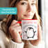 Kaffee-Tasse Geschenk Liebe Valentinstag Jahrestag Pinguin Spruch Ich liebe dich Herz SpecialMe®preview
