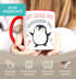 Kaffee-Tasse Geschenk Liebe Valentinstag Jahrestag Pinguin Spruch Ich liebe dich Herz SpecialMe®preview