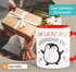 Kaffee-Tasse Geschenk Liebe Valentinstag Jahrestag Pinguin Spruch Ich liebe dich Herz SpecialMe®preview
