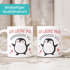 Kaffee-Tasse Geschenk Liebe Valentinstag Jahrestag Pinguin Spruch Ich liebe dich Herz SpecialMe®preview