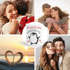 Kaffee-Tasse Geschenk Liebe Valentinstag Jahrestag Pinguin Spruch Ich liebe dich Herz SpecialMe®preview