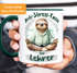 Kaffee-Tasse Geschenk {styleVariationName} Anti Stress Bürotasse Faultier Lustig Arbeit Job Keramikbecher Moonworks®preview