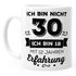 Kaffee-Tasse Geschenk-Tasse Ich bin nicht {style_variation} sondern ich bin 18 mit {{style_variation}_jahre_erfahrung} Jahren Erfahrung Geschenk Geburtstag MoonWorks®preview