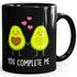 Kaffee-Tasse Geschenk-Tasse Liebe Avocado You complete me Valentinstagsgeschenk MoonWorks®preview