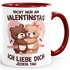 Kaffee-Tasse Geschenk Valentinstag Mann Frau personalisiert Paar mit Namen Ich liebe Dich Spruch SpecialMe®preview