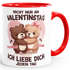 Kaffee-Tasse Geschenk Valentinstag Mann Frau personalisiert Paar mit Namen Ich liebe Dich Spruch SpecialMe®preview