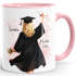 Kaffee-Tasse Geschenk {variation3} -Abschluss 2026 für Frauen - Geschenkidee Absolventin personalisiert mit Name - Figur anpassbar Keramikbecher SpecialMe®preview