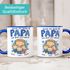 Kaffee-Tasse Glück ist einen Papa Opa wie dich zu haben mit Namen und Figuren personalisiert Geschenk von Kindern SpecialMe®preview