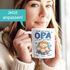 Kaffee-Tasse Glück ist einen Papa Opa wie dich zu haben mit Namen und Figuren personalisiert Geschenk von Kindern SpecialMe®preview