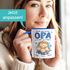 Kaffee-Tasse Glück ist einen Papa Opa wie dich zu haben mit Namen und Figuren personalisiert Geschenk von Kindern SpecialMe®preview