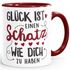 Kaffee-Tasse Glück ist einen Schatz wie dich zu haben Geschenk Liebe Liebeserklärung SpecialMe®preview