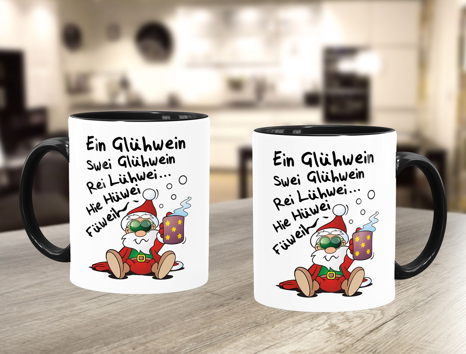 KaffeeTasse Glühwein Spruch lustig Weihnachten Weihnachtsmarkt