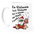 Kaffee-Tasse Glühwein Spruch lustig Weihnachten Weihnachtsmarkt Nikolaus Weihnachtsmann Moonworks®preview