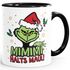 Kaffee-Tasse Grinch Anti Weihnachten lustig Kaffeebecher mit Spruch Mimimi Halts Maul MoonWorks®preview