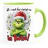 Kaffee-Tasse Grinch Geschenk für Weihnachtsmuffel  ch hasse Menschen Weihnachtstasse lustig MoonWorks®preview