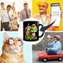 Kaffee-Tasse Grinch Weihnachten Mann Frau Paar mit Namen personalisierbar Geschenk lustig Weihnachtsmuffel MoonWorks®preview