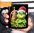 Kaffee-Tasse Grinch Weihnachten Mann Frau Paar mit Namen personalisierbar Geschenk lustig Weihnachtsmuffel MoonWorks®preview