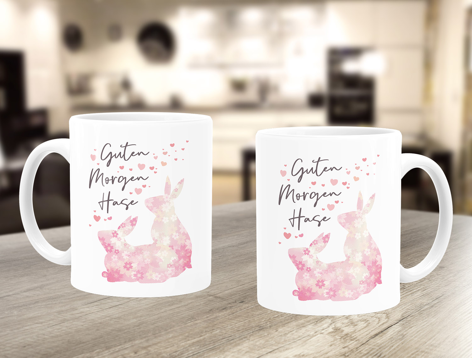 Moonworks Tazza Da Caffè Panda Con Scritta Romantica Tedesca – 325ml, Ceramica Bianca, Lavabile In Lavastoviglie, Idea Regalo