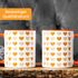 Kaffee-Tasse Herz-Muster Herzchen bunt Geschenk liebe Menschen Geburtstag Weihnachten Valentinstag Moonworks®preview