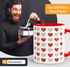 Kaffee-Tasse Herz-Muster Herzchen bunt Geschenk liebe Menschen Geburtstag Weihnachten Valentinstag Moonworks®preview