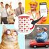Kaffee-Tasse Herz-Muster Herzchen bunt Geschenk liebe Menschen Geburtstag Weihnachten Valentinstag Moonworks®preview