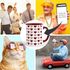 Kaffee-Tasse Herz-Muster Herzchen bunt Geschenk liebe Menschen Geburtstag Weihnachten Valentinstag Moonworks®preview